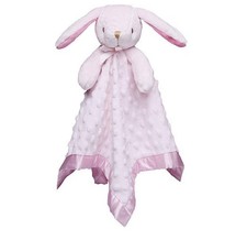 Loveys for Babies Bunny Security Blanket Baby Girl Gifts Newborn Soft Pink Lovie
