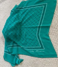 Effy Hematian Green Logo Scarf 18"x 62"