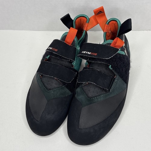 Adidas Rock Climbing Shoes 5.10 Asym VCS Men's US Size 10.5 RUN SMALL Green 2018