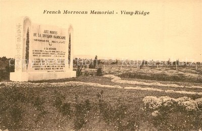 Vimy French Morrocan Memorial