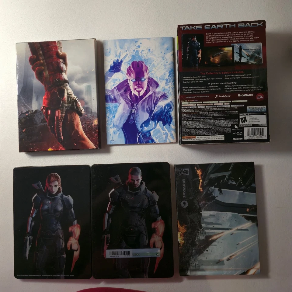 Mass Effect 3 N7 Edición Coleccionista Xbox 360 Videojuego Multijugador Foto 2 de 4