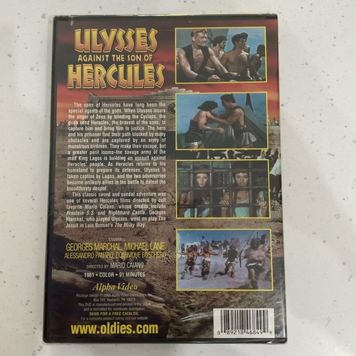 Ulysses Against the Son of Hercules (DVD 2005) BRAND NEW FACTORY SEALED - Picture 4 of 4