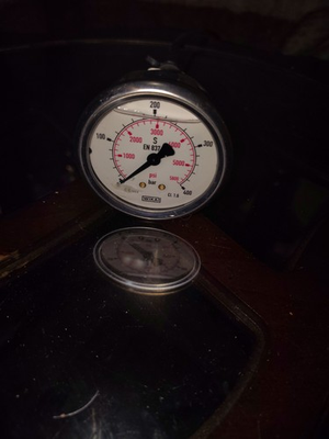 #ad Wika S En 837 Pressure Gauge With Pressure Test Hose $40.00