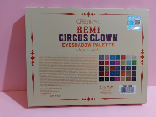 Beauty Creations Remi Circus Clown 35 Color Eyeshadow Palette Brand NEW Sealed - Picture 2 of 4