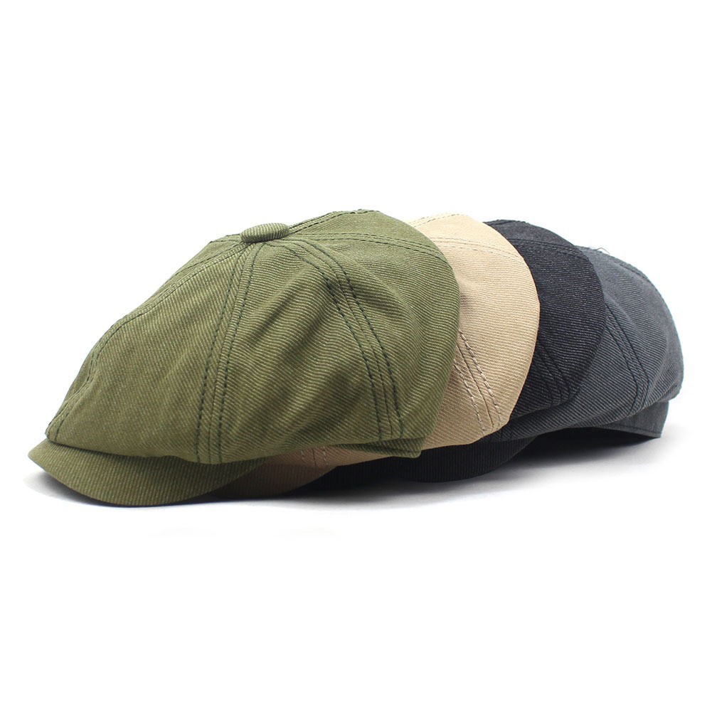 APL Cappello Uomo Quotidiano Cabbie Tinta Unita Guida Twill Antivento Accessori