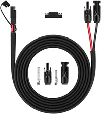 Solar Panel Connector Cable,10Awg SAE to Male & Female Adapter PV Extension Cabl