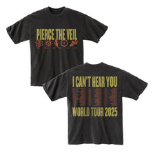 Pierce The Veil Symbols I Can't Hear You World Tour 2025 T-shirt