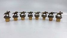 Blanton's Bottle Stoppers Complete Set 8 Letters A-H Bourbon cORK Full Set