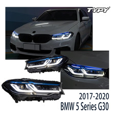 Led Headlights For Bmw 5 Series G30 G31 2018-2020 Upgrade M5 Style Headlight
