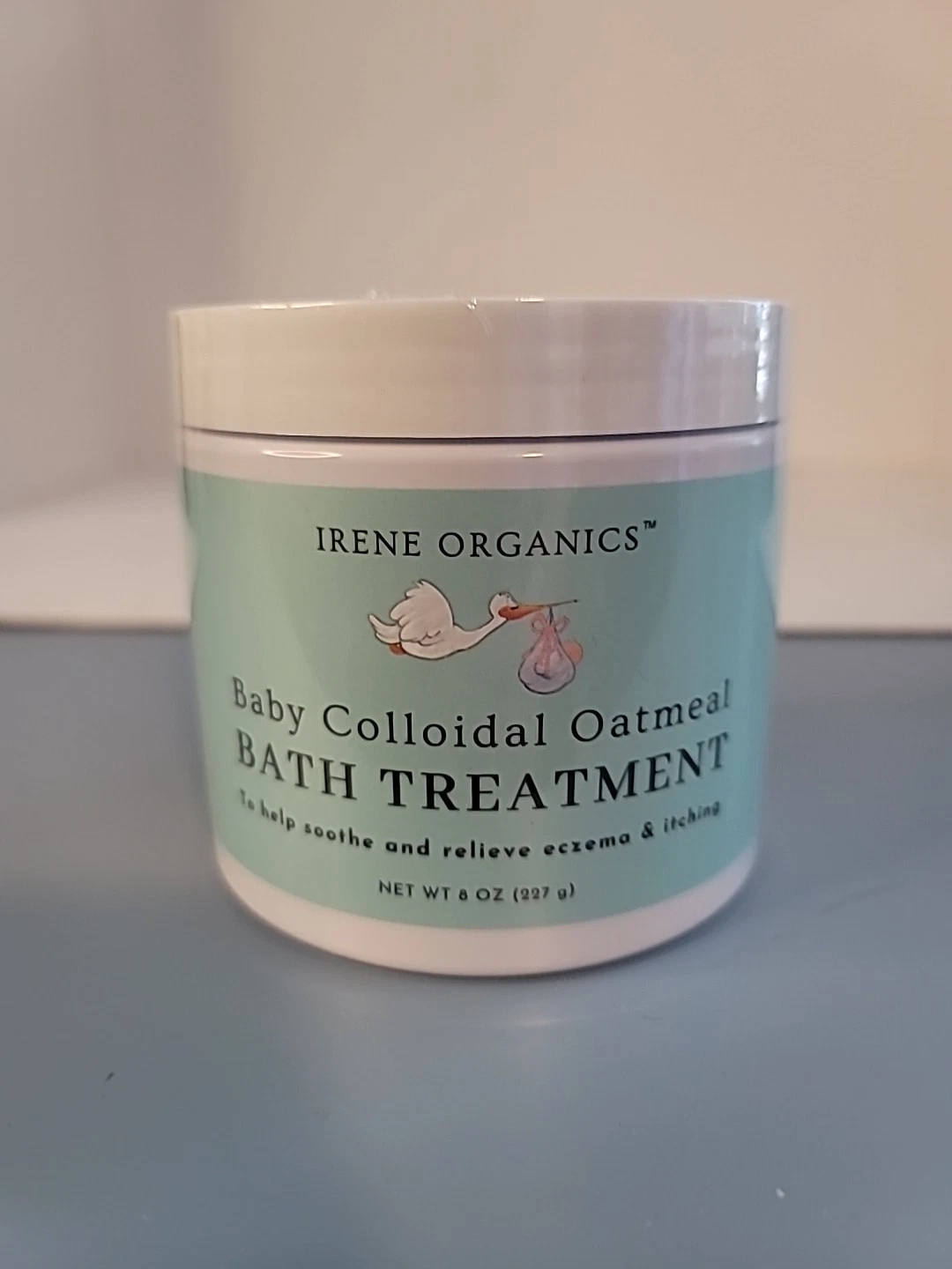 Oatmeal Baby Bath Powder for Eczema by Irene Organics Colloidal Oatmeal 8 oz