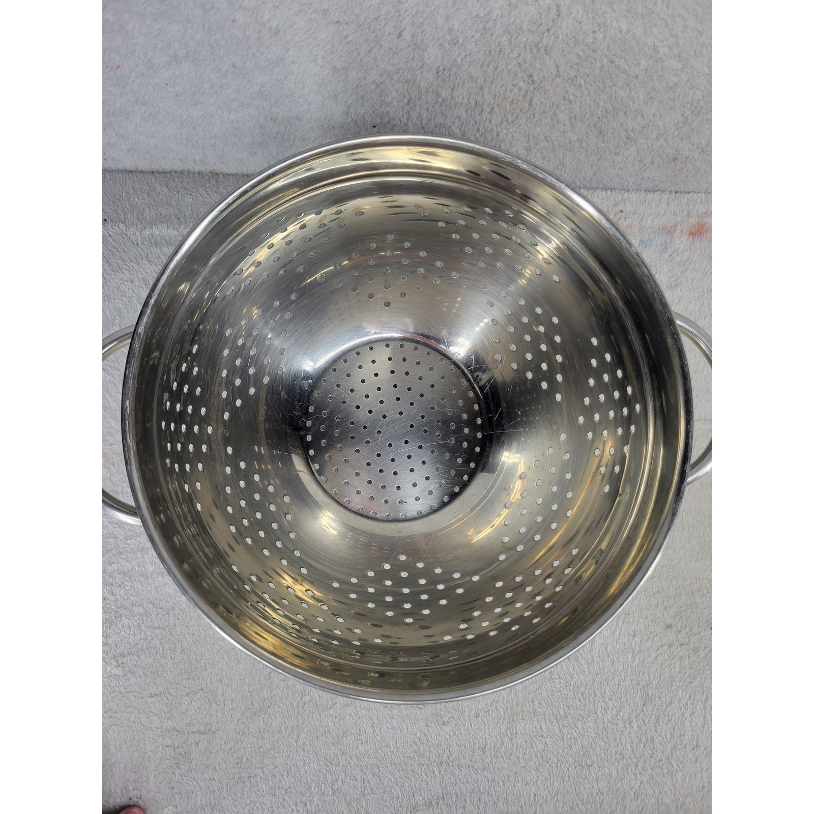 Stainless Steel Colander 5.5 Qt Footed Basket Strainer Kitchen Tool