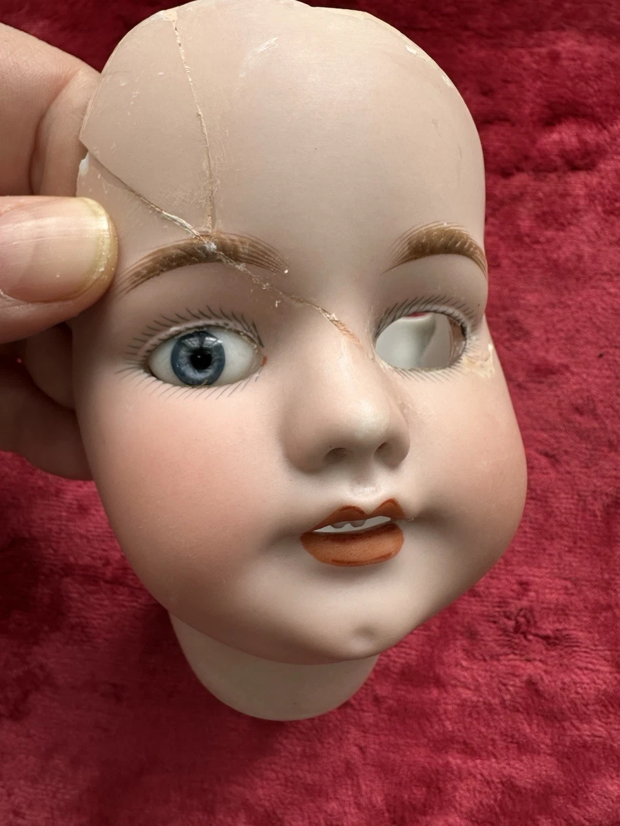 Yeux Sulfure Pour Poupée Ancienne - Marron 23/18 Mm - NEUF