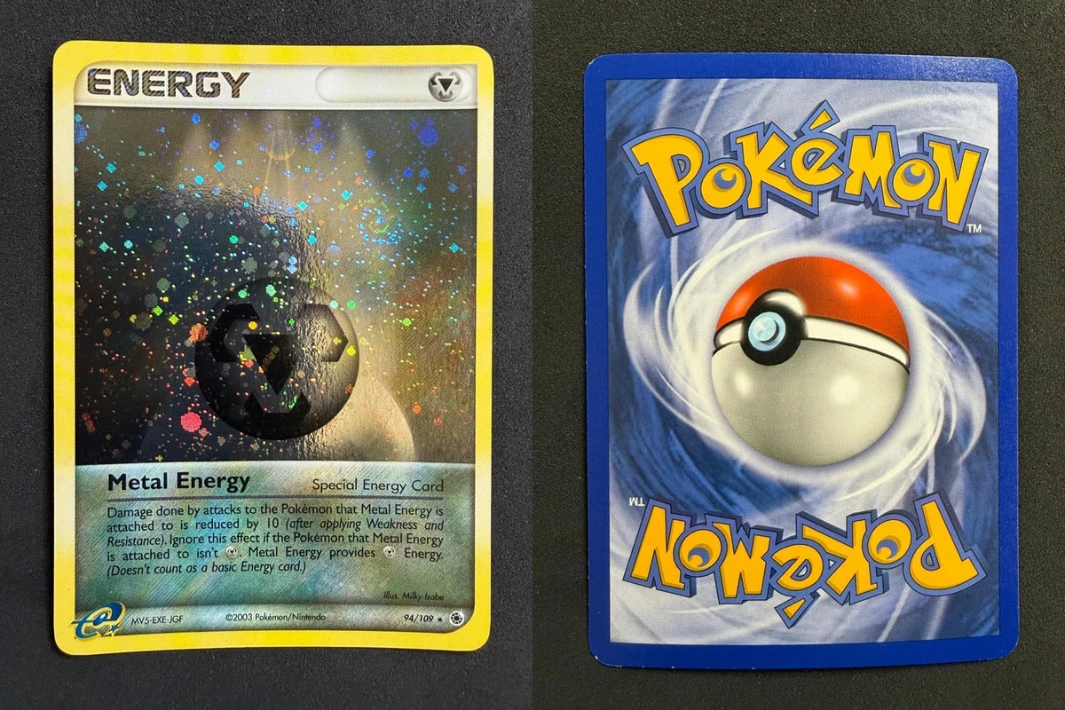 Energy Holo Pokmon TCG Metal Individual Collectible Card Game Cards for  sale - eBay