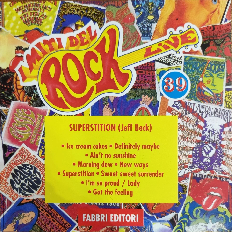 JEFF BECK – SUPERSTITION - FABBRI EDITORI – CD - Imagen 1 de 2