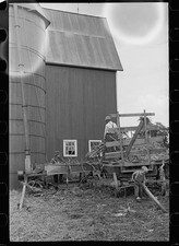 Photo:Tompkins County New York 1937 Barn and Silo on Anton Weber Farm