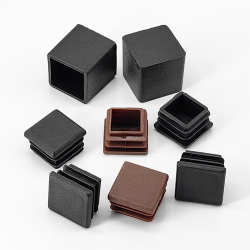 20x20mm Square Tube Stopper Blanking End Caps Plastic Pipe Plugs Bungs - 3 Color - Picture 4 of 11