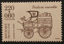 Journée du timbre - FRANCE - Voiture montée - 1988 - Neuf ** - YT2526 (carnet)