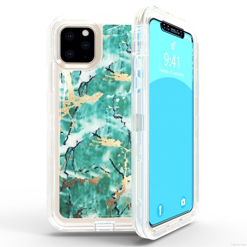For iPhone 11/11 Pro Max Marble Protective Case Cover with Optional Belt Clip - Picture 14 of 19