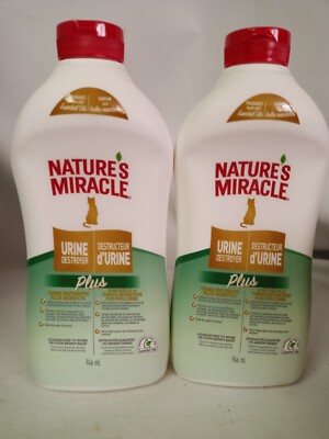 Cat Urine Destroyer PLUS & Odor Remover Carpet Furniture Floor 64 ozs