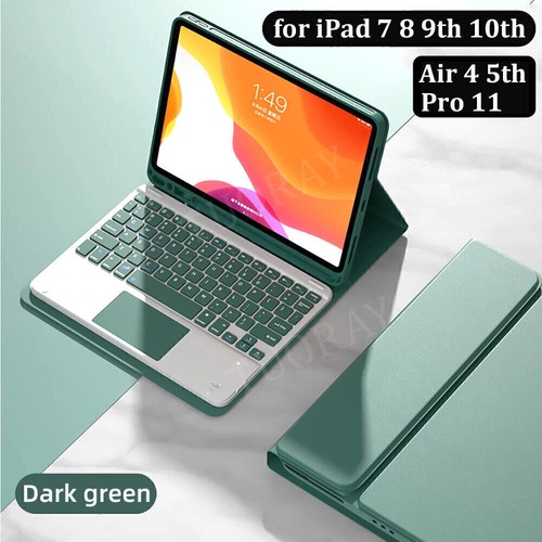 Touchpad Keyboard Case Mouse For iPad 10/9/8/7/6/5th Gen Air 11 M2 Pro 13 7th M4 - Picture 31 of 51