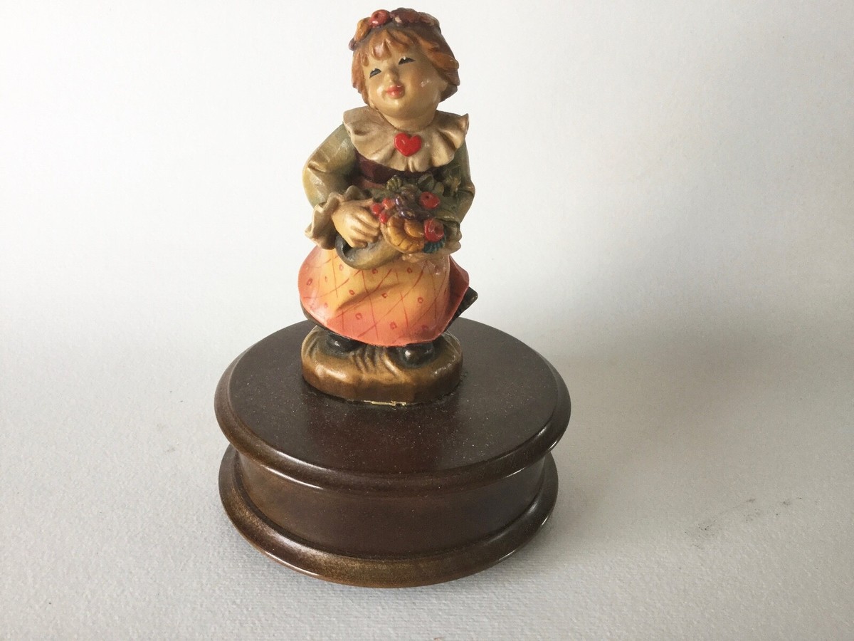 ANRI Romy Girl Wood Carving 4 1/4