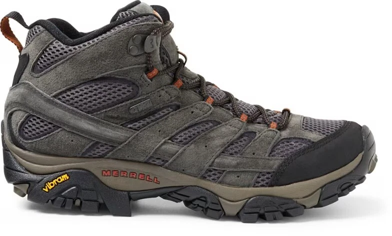 Merrell men's moab 2 mid waterproof hiking clearance boots