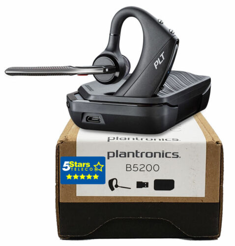Plantronics Voyager 5200 UC Wireless Headset (206110-101, B5200) Brand New
