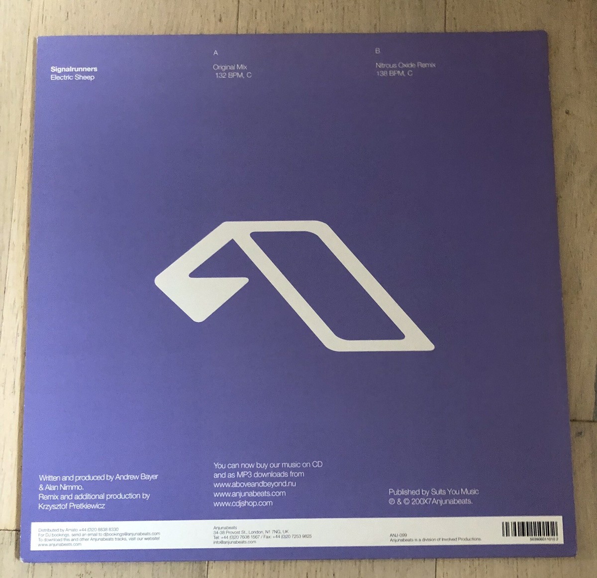 洋楽 Signalrunners - Electric Sheep 12\" VINYL Signalrunners – Electric Sheep – Vinyl (12