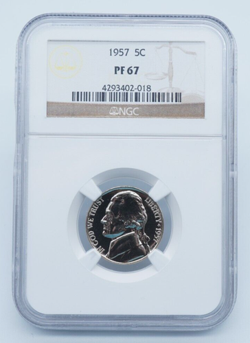 1957 United States Proof Set All NGC PF 67 Franklin Washington Roosevelt+- C1665 - Picture 8 of 11