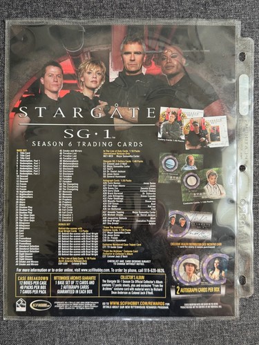 Stargate sg-1 temporada 6, Rittenhouse - 9 autos, disfraz, persecución, base, álbum ++ - Imagen 21 de 21