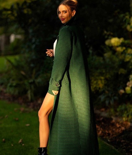 Women's Green Chippendale Coat Casual Long Jacket+shorts Notch Lapel Blazer - Picture 6 of 12