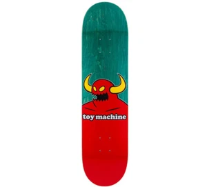 TOY MACHINE Skateboard Deck MONSTER MEDIUM (Assorted Colors) 7.75