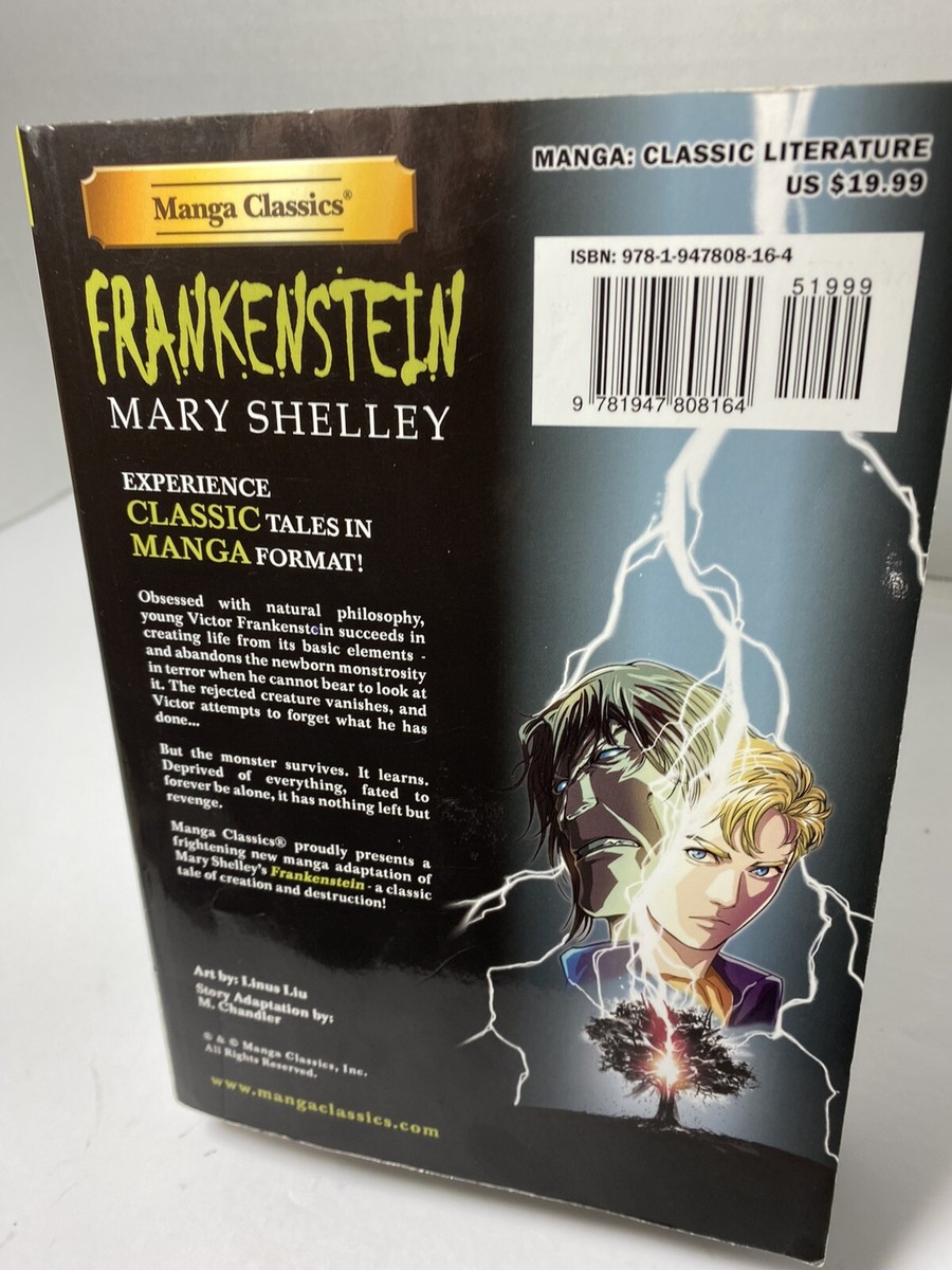 Manga Classic Literature FRANKENSTEIN by Mary Shelly, Linus