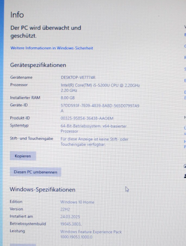Acer Aspire E5-772G. I5-17,3". Nvidia HD Grafik. HDMI-UDSB3.0-Windows 10, Office - Picture 9 of 16