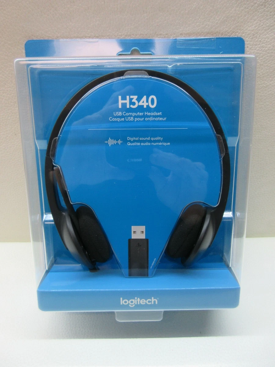 Logitech H340 USB Headset with Noise Canceling Mic