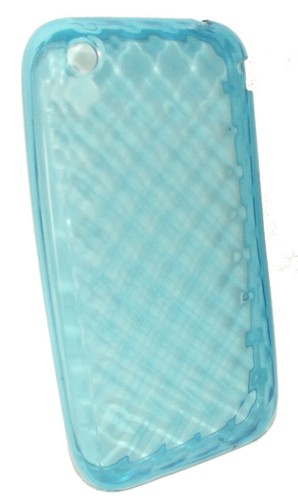 Silikon TPU Handy Cover Case Schutzhülle Hülle Blau für Apple iPhone 3 3G 3Gs - Bild 2 von 12