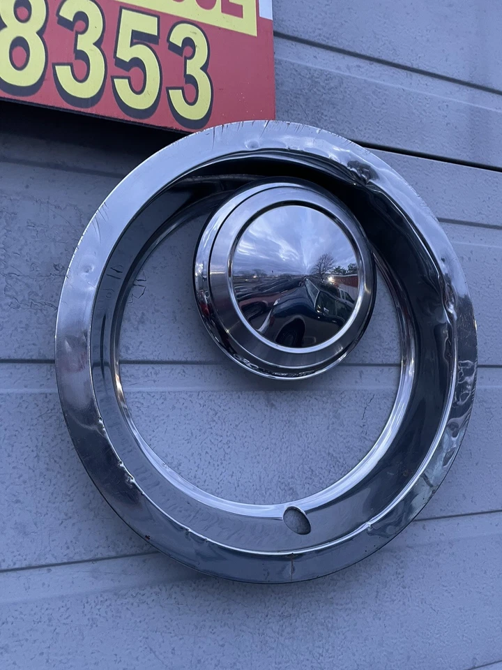 "Chevrolet Vega Monza Rally 1971-77 tapas centrales de rueda y anillo de ajuste 13"" 4 usado" Foto 3 de 4