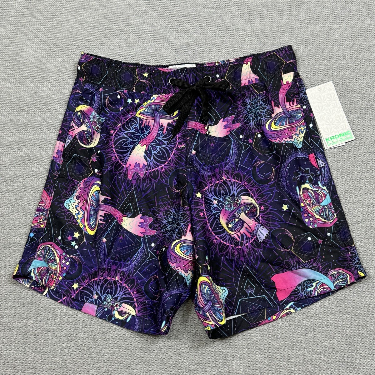 Kronic Prints Drill Clothing Mens Psychedelic Mushroom Board