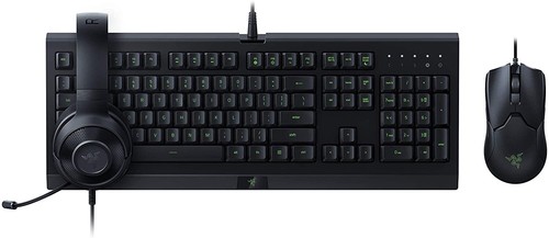 Razer Power Up Gaming Bundle Cynosa Lite + Viper + Kraken X Lite IT