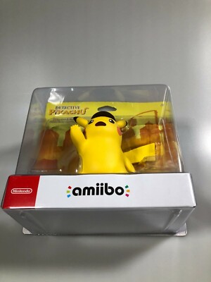 Nintendo 3DS Amiibo Detective Pikachu Figure ***Brand New