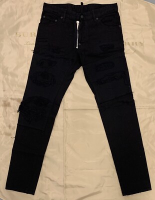 DSQUARED2 Dsquared Cool Guy Jeans In Black Size 48 $1320