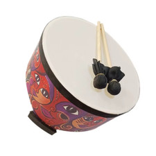 Drum Floor Kids Toy Percussion Inch Musical Instrument Mallets Orff Indian Toys 