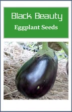 Black Beauty Eggplant Seeds: Non-GMO Heirloom Garden Variety
