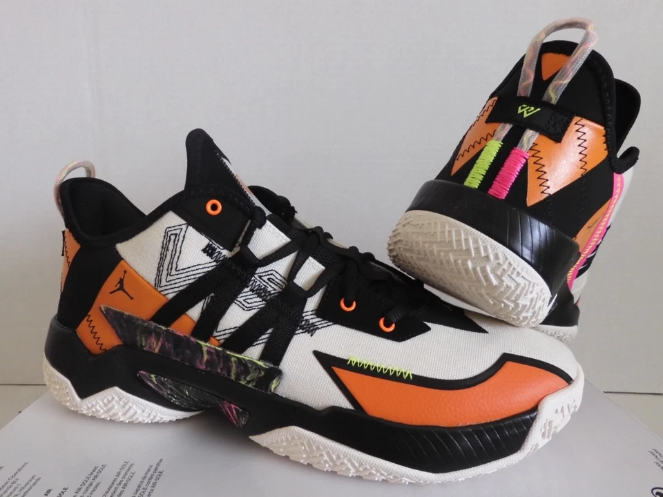 NIKE AIR JORDAN RUSSEL WESTBROOK ONE TAKE II 2 MARFIL PÁLIDO TALLA 11 [CW2457-108] Foto 2 de 4