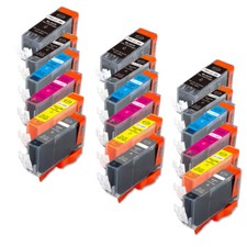 18 New Ink Pack w/ smart chip for Canon 225 226 MG6120 MG6220 MG8120 MG8220