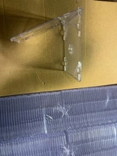 50 PCS NEW TOP QUALITY 3.5" MINI DISC JEWEL CASE W FROSTY CLEAR TRAY, FREE SHIP