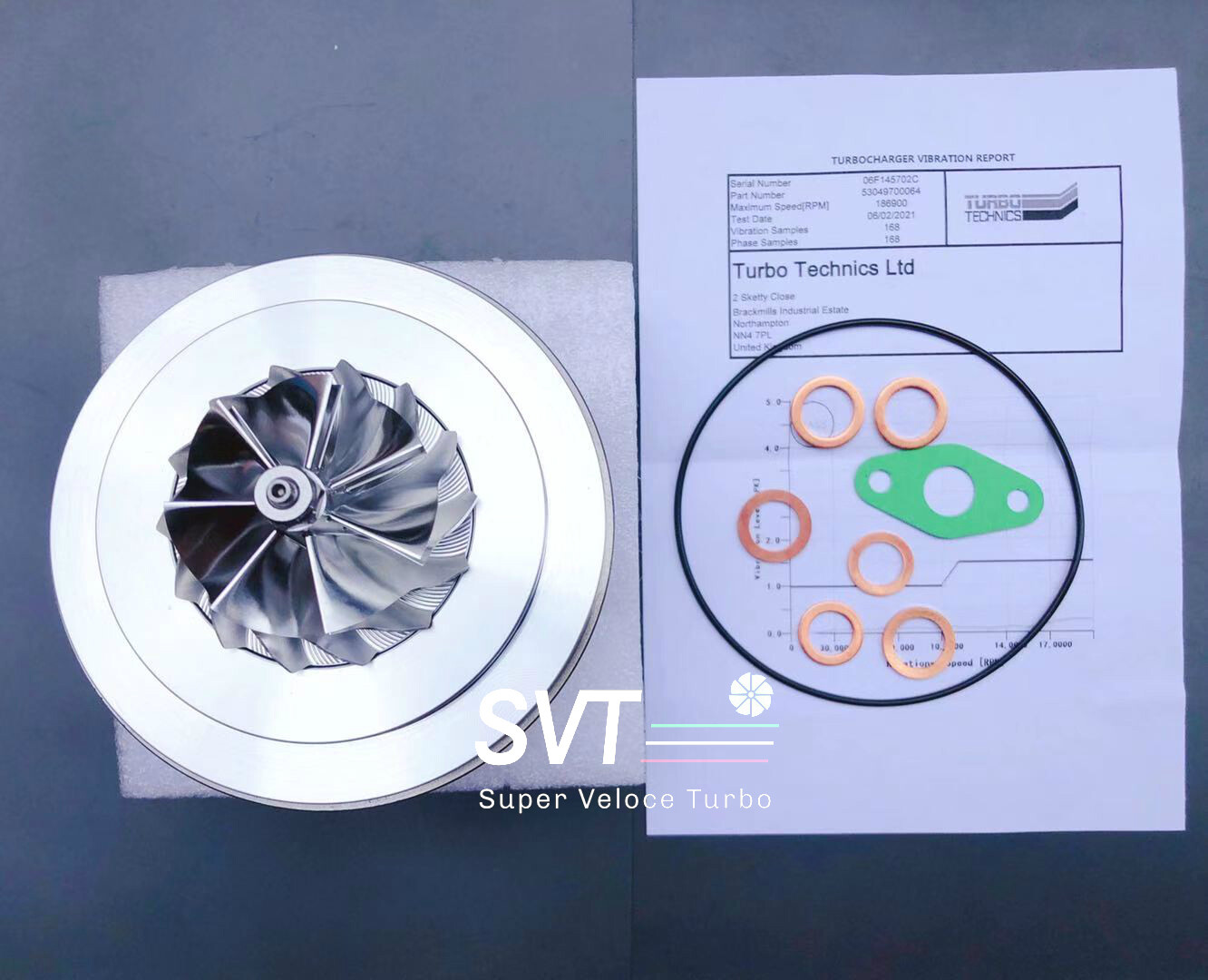 High Flow Upgrade K04 Turbo Cartridge CHRA For Golf VI R Scirocco R