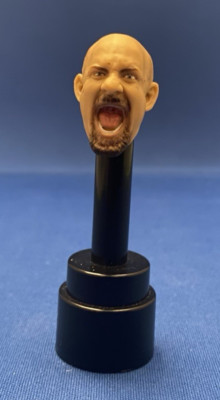 WWE Ultimate Edition Male Head Custom Fodder 1/12 6'' Mattel Goldberg Yelling