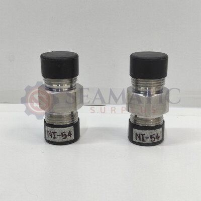 #ad 2 NOS X NLB CORP CM3680 NLB ADAPTOR HOSE PORT TO HOSE GLS G02 A NI#54 $200.00