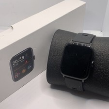 Rundoing NY16 Unisex Black Silicone Strap Digital Touchscreen Smartwatch yr118